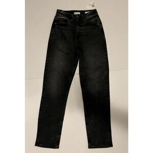 Forever 21 Women's Black Curvy Straight Denim Jeans Size 26